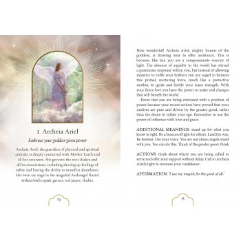 Divine Feminine Archangel orakulo kortos Rockpool Publishing